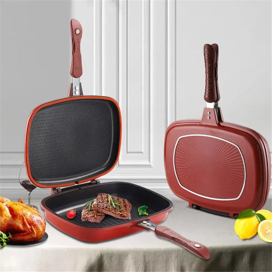 Double Side Grill Fry Pan