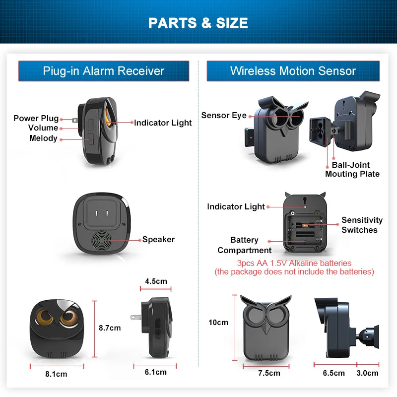 Wireless Driveway Motion Alarm System