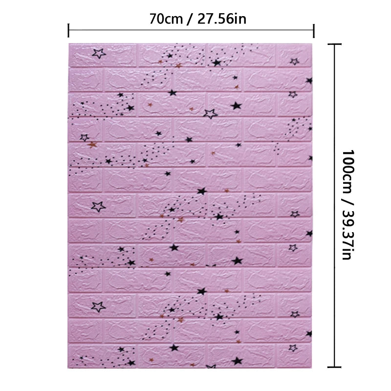 Brick Pattern Wall Sticker