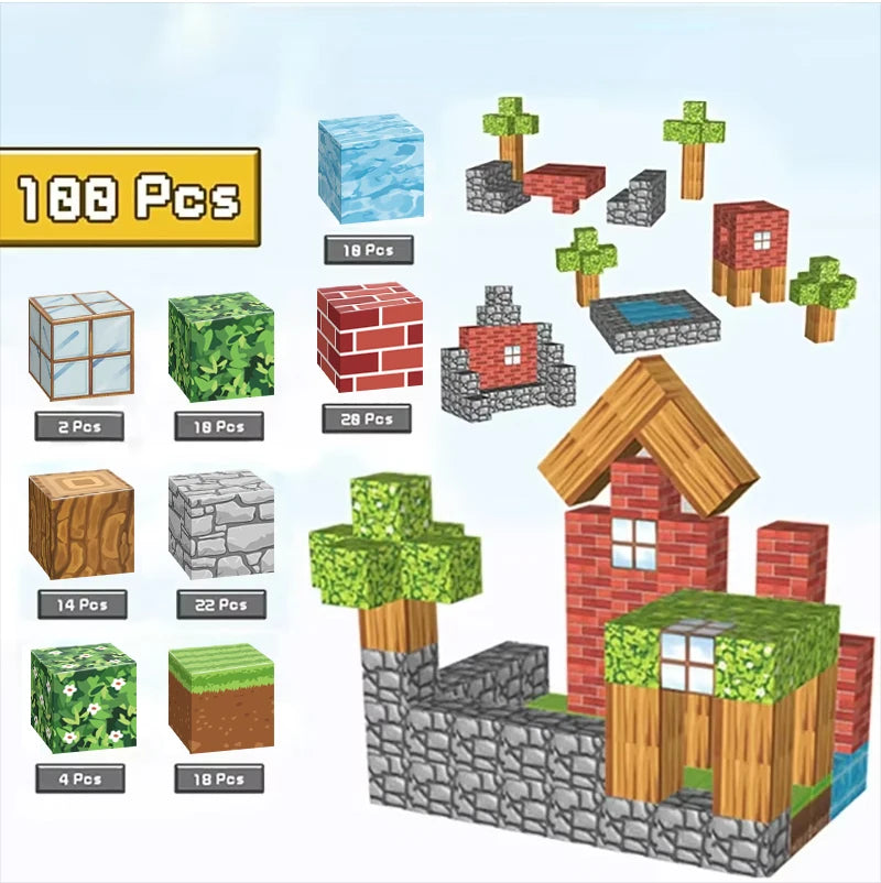 Magnetic Blocks STEM Toy for Kids